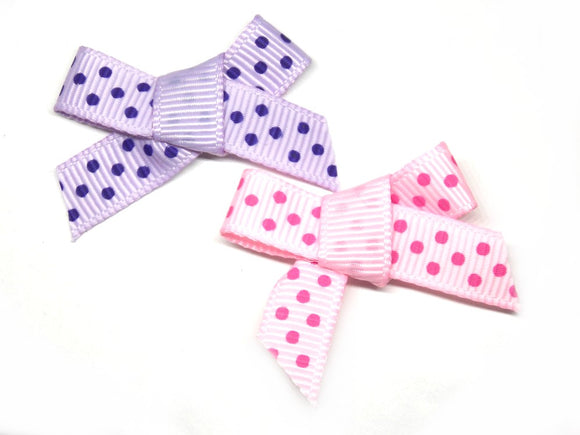 Mini Schleife Spängchen für Neugeborene Newborn dolls