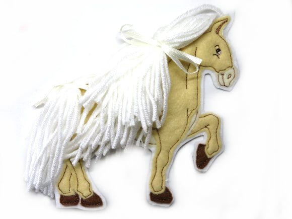 Pony Pferd Applikation Pony Pferd Patch    - Freie Farbwahl